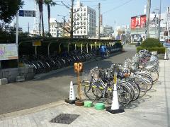 松山駅前第3駐輪場の写真です