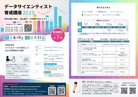 データサイエンティスト育成講座2025チラシ