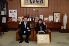 楠清美さんと市長