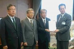 松山商工会議所の皆さんと市長