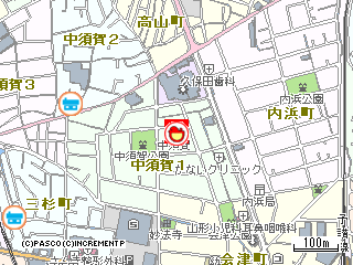 中須賀保育園の地図