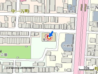 東雲保育園の地図