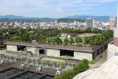 中央浄化センターから見える松山城