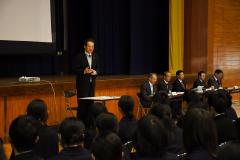 松山東高等学校タウンミーティングの様子2