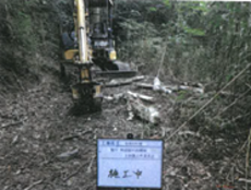 写真：林道作業道の整備