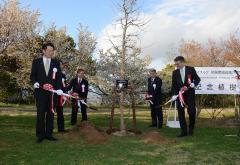 4月4日松山総合公園で記念植樹