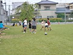 写真：サッカーをする子供たちの様子