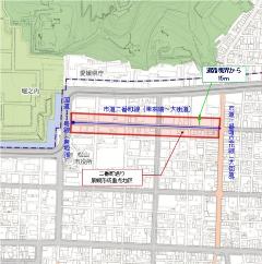 図：二番町通り景観形成重点地区