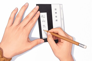 サインガイド（投票用紙記入用）画像