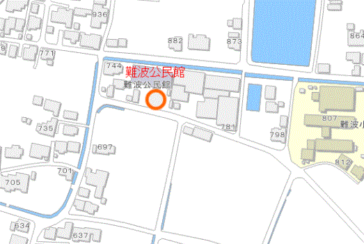 難波地域活性化センター【難波公民館】付近図