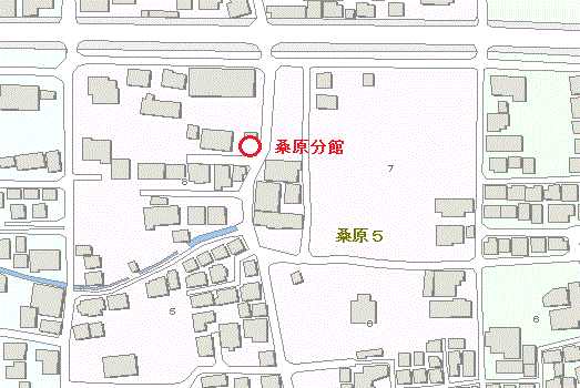 桑原分館付近図