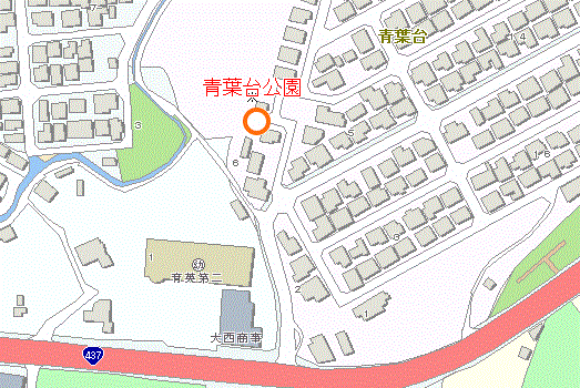 青葉台公園付近図