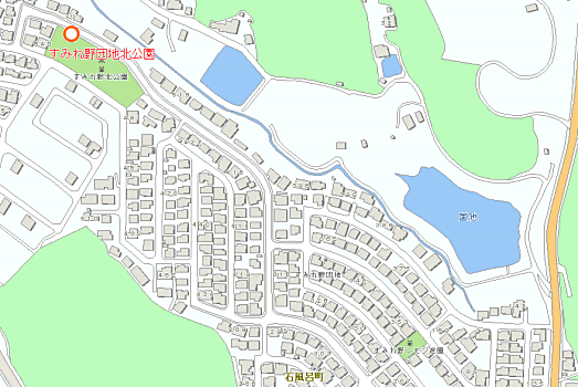 すみれ野団地北公園付近図