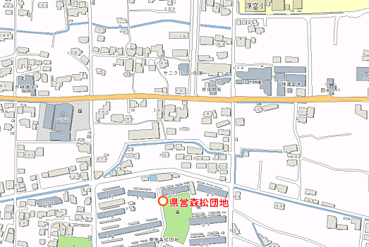 県営森松団地付近図