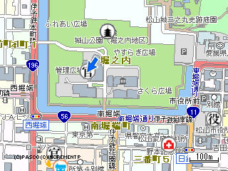 JR松山駅から徒歩15分、松山市駅から徒歩10分