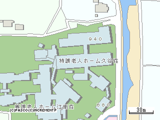 久谷荘付近の地図