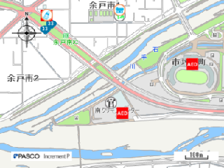 松山市南クリーンセンターの地図