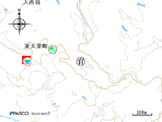 大西谷埋立センターの地図