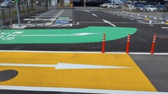 平面駐車場（フラップ式）写真