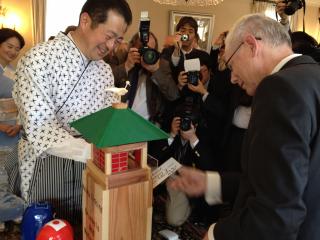 俳都松山俳句ポスト(ブリュッセル)