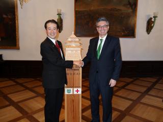 俳都松山俳句ポスト(フライブルク)