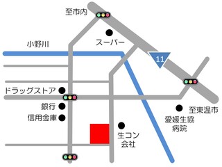 来住ふれあいセンターの地図