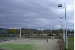 テニスコートの様子